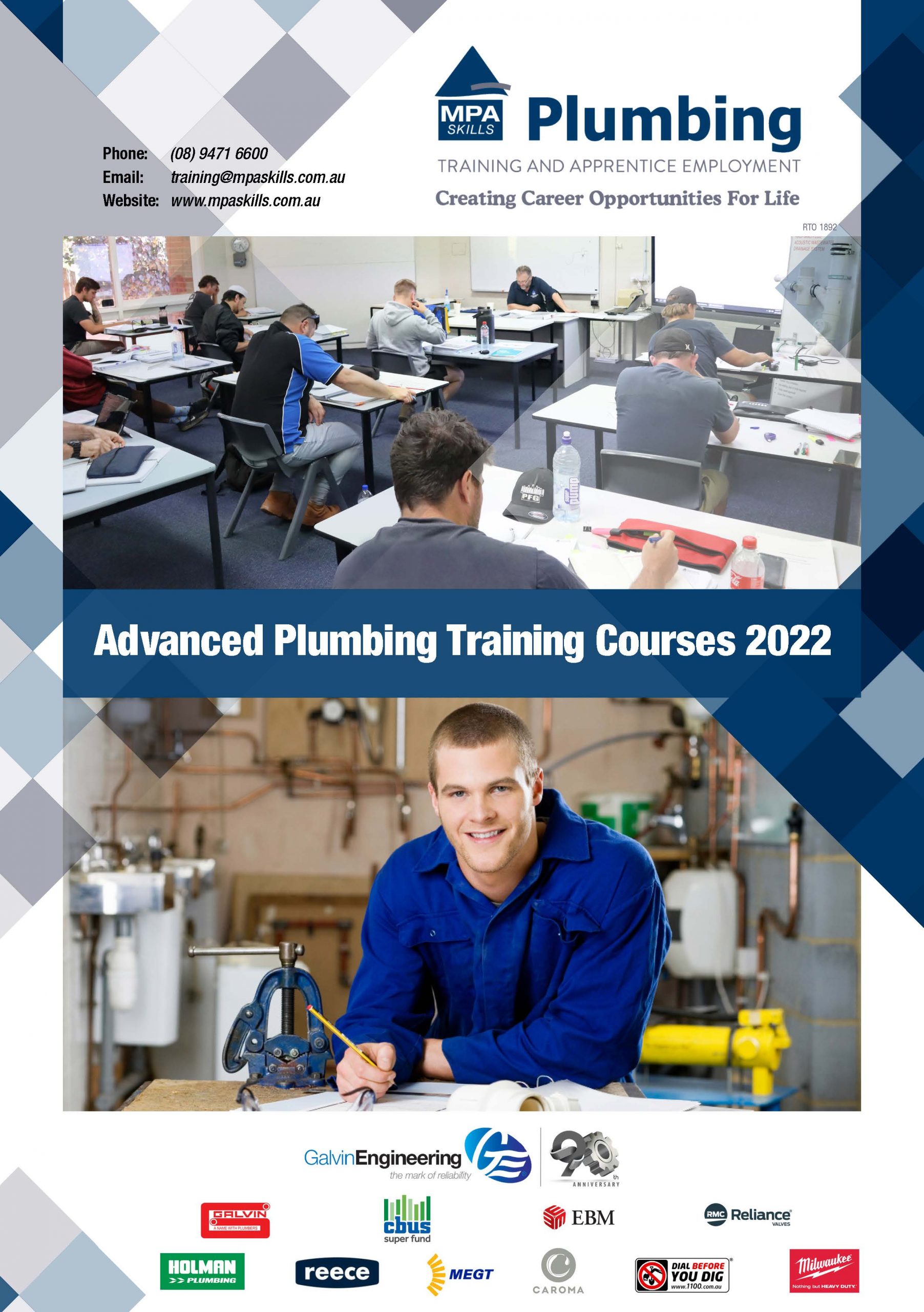 Plumbing Advanced Training 2022 Brochure